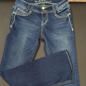 Wallflower Blue Skinny Jeans with Classic Style